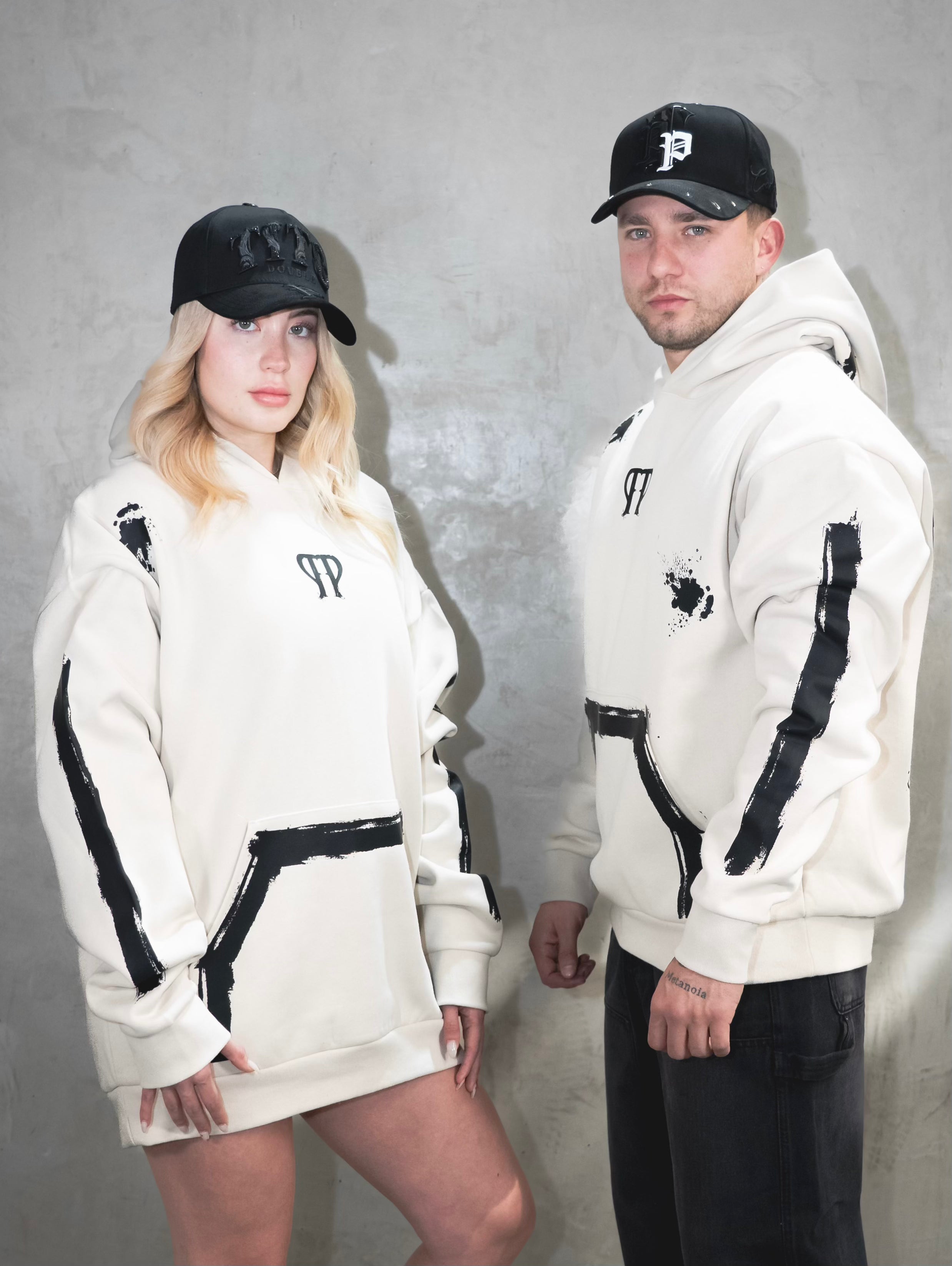 Sudadera con capucha Tito Double P Hueso