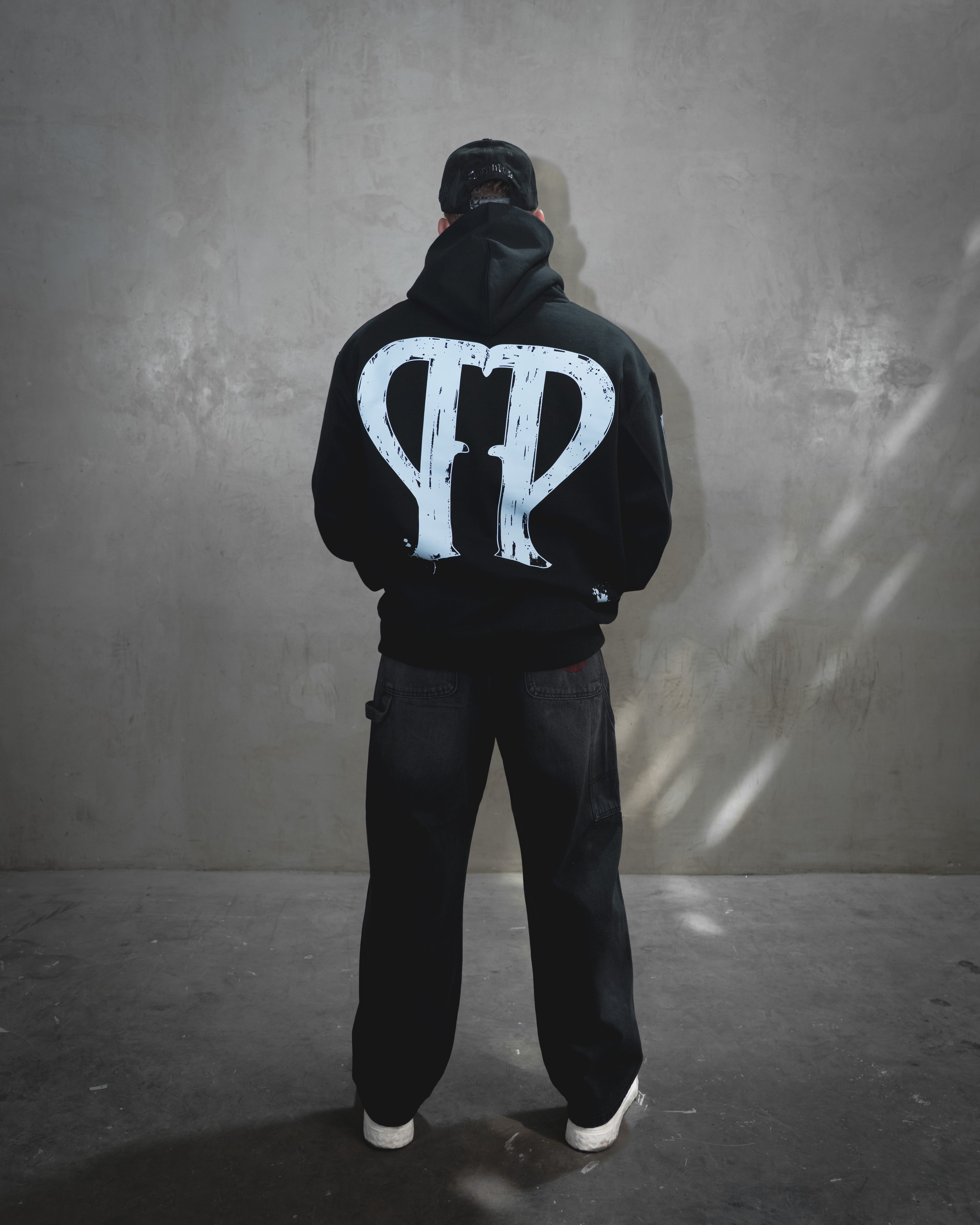 Hoodie Tito Double P Minimal Black