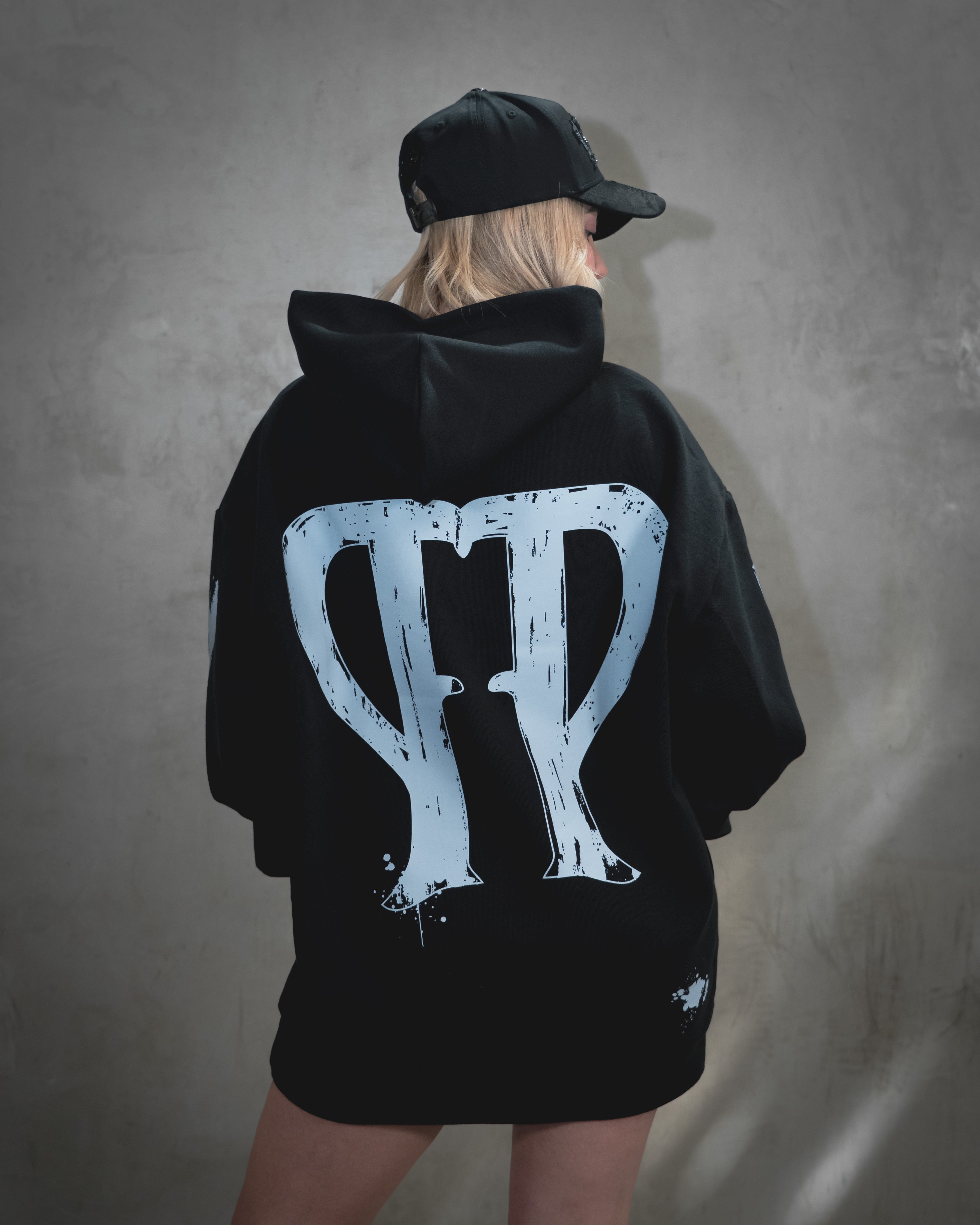 Hoodie Tito Double P Minimal Black
