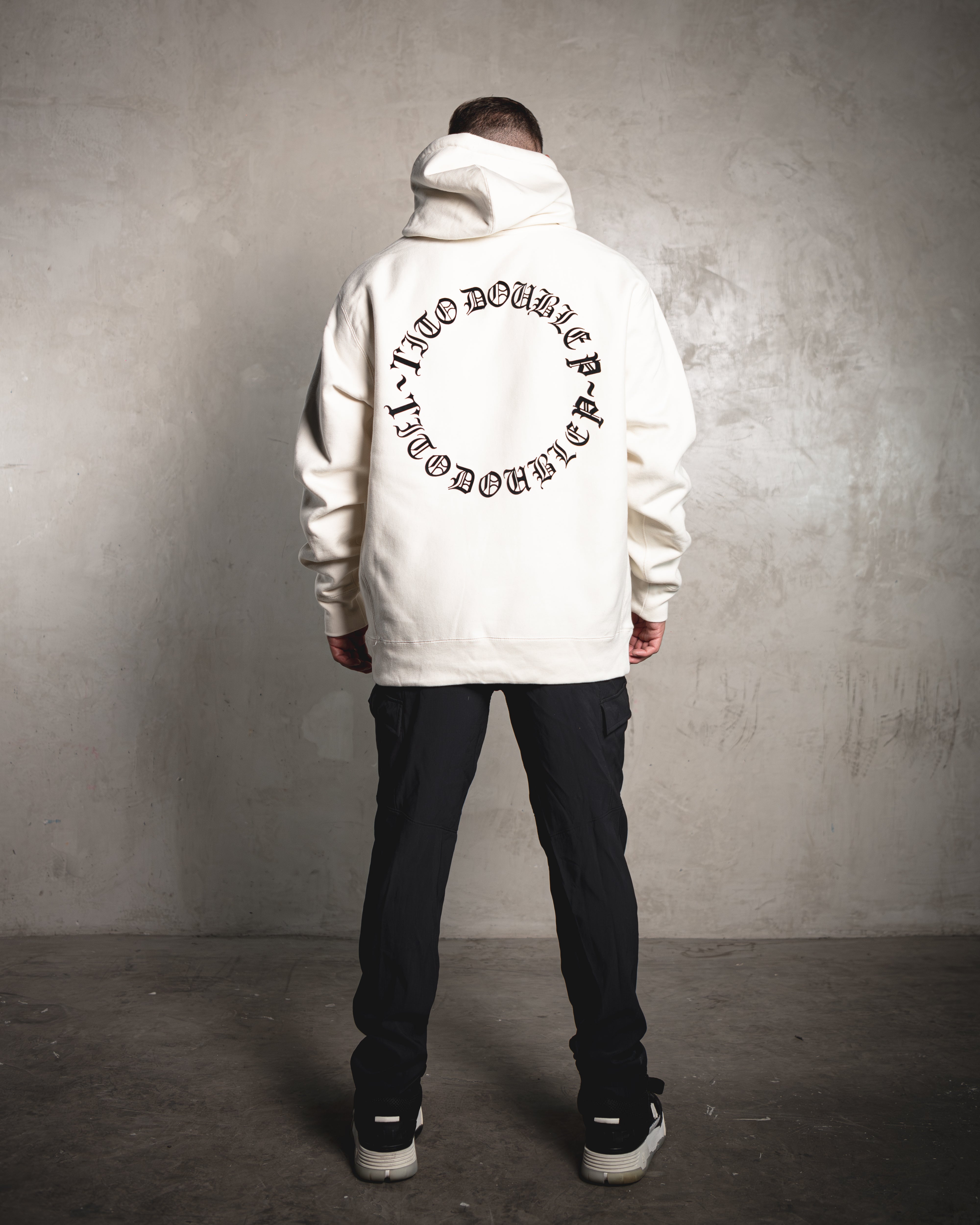 Sudadera con capucha Dos días Hueso