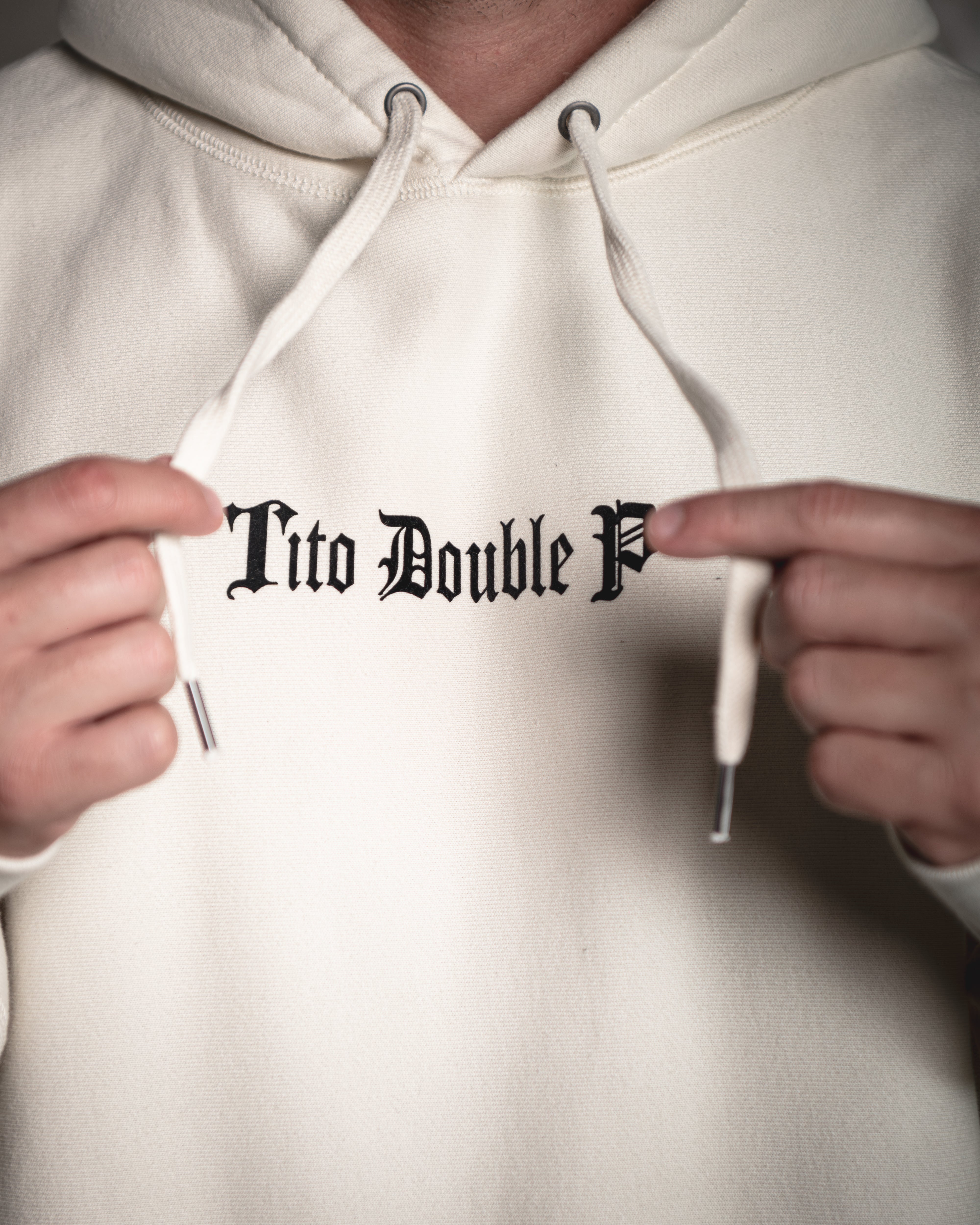 Sudadera con capucha Dos días Hueso