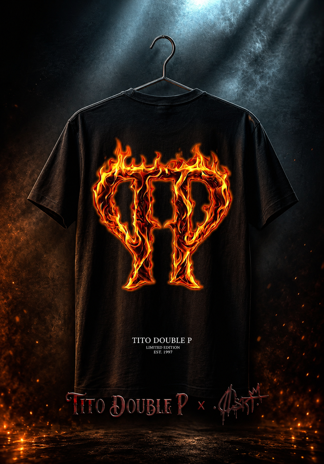 Playera Double P Fuego đ„ LĂmited Edition