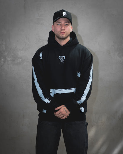 Hoodie Tito Double P Minimal Black