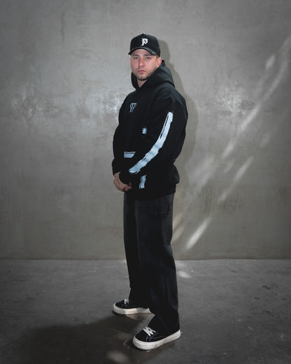 Hoodie Tito Double P Minimal Black