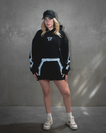 Hoodie Tito Double P Minimal Black