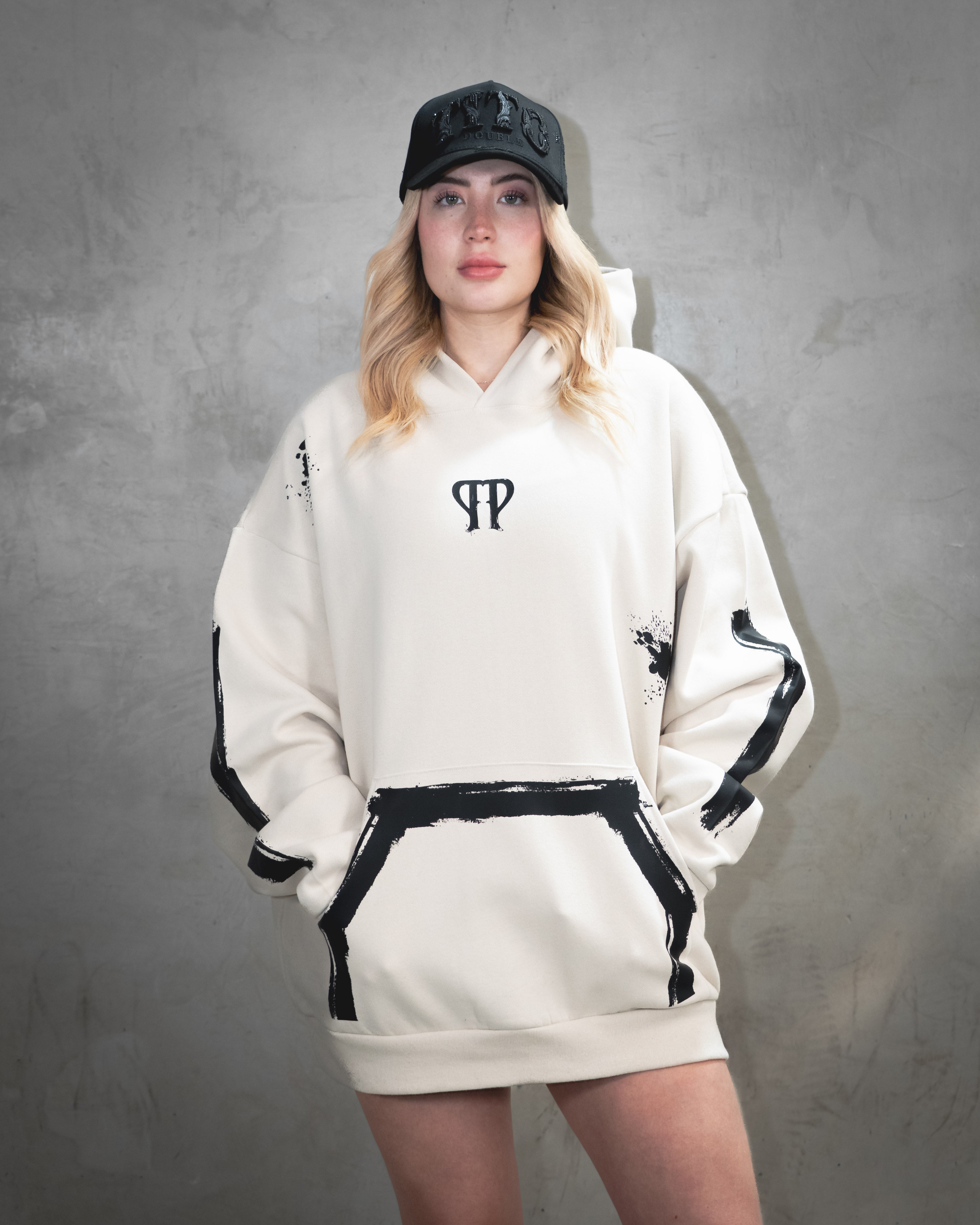 Sudadera con capucha Tito Double P Hueso