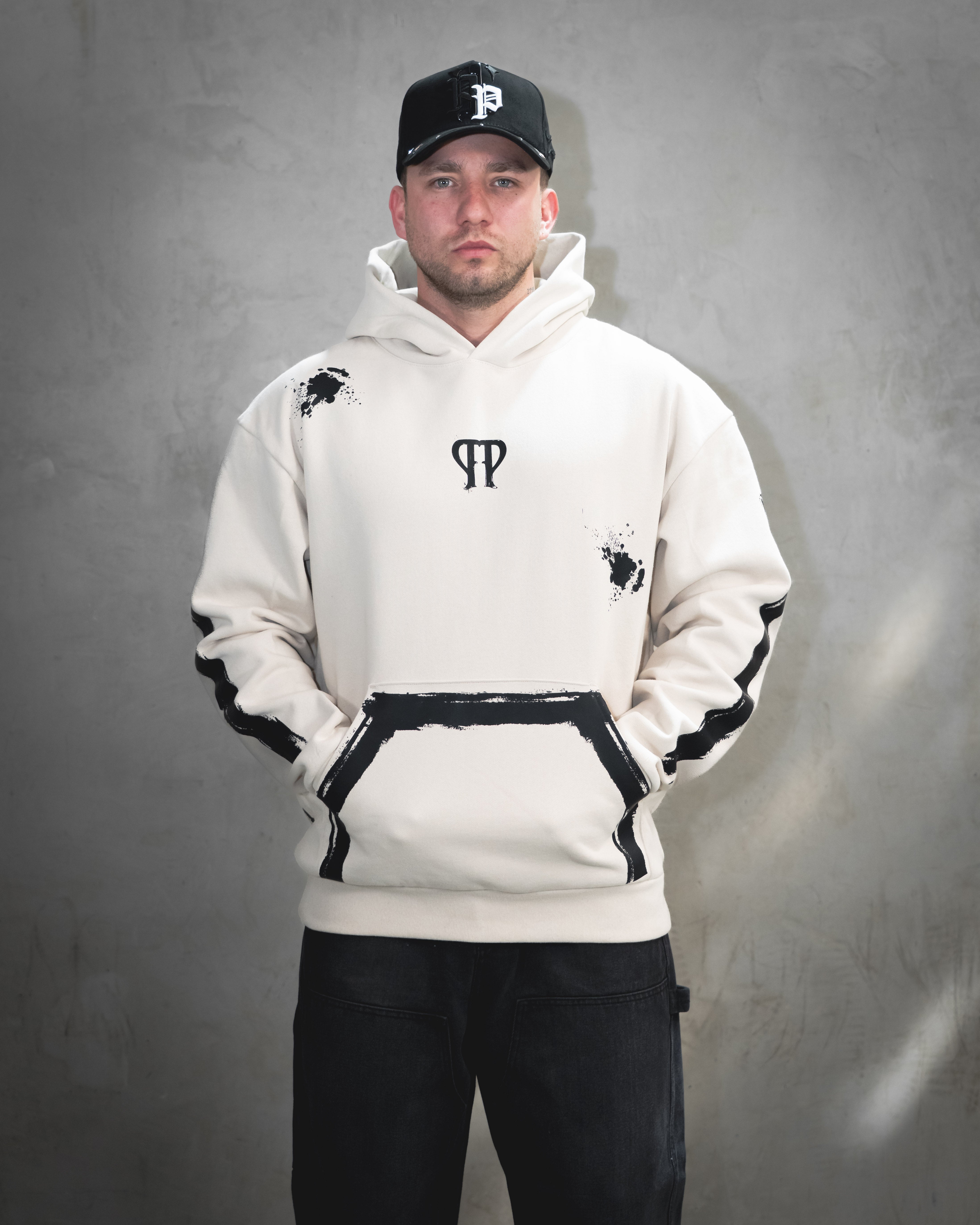 Sudadera con capucha Tito Double P Hueso