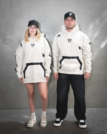 Sudadera con capucha Tito Double P Hueso