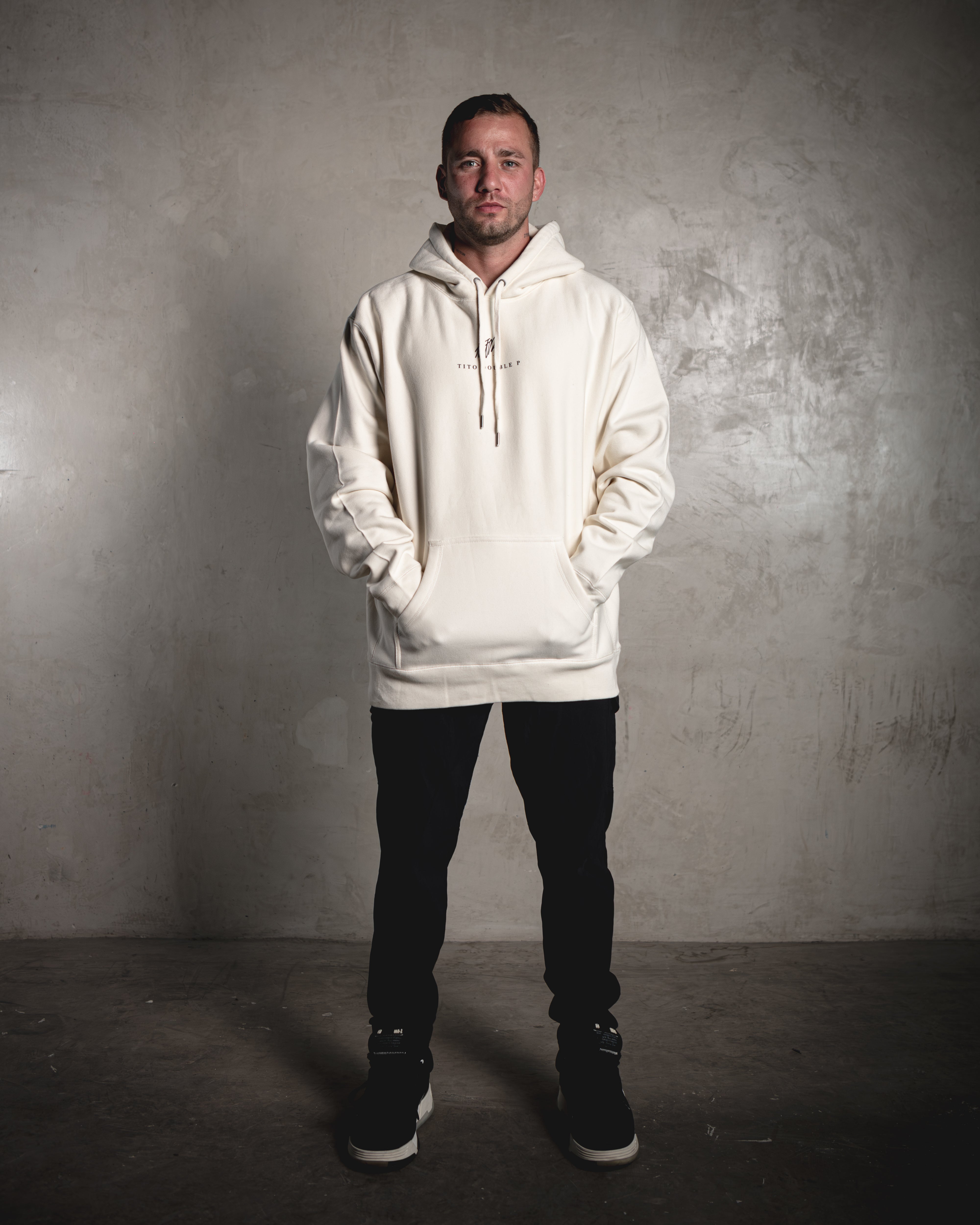 Sudadera con capucha TPP Hueso
