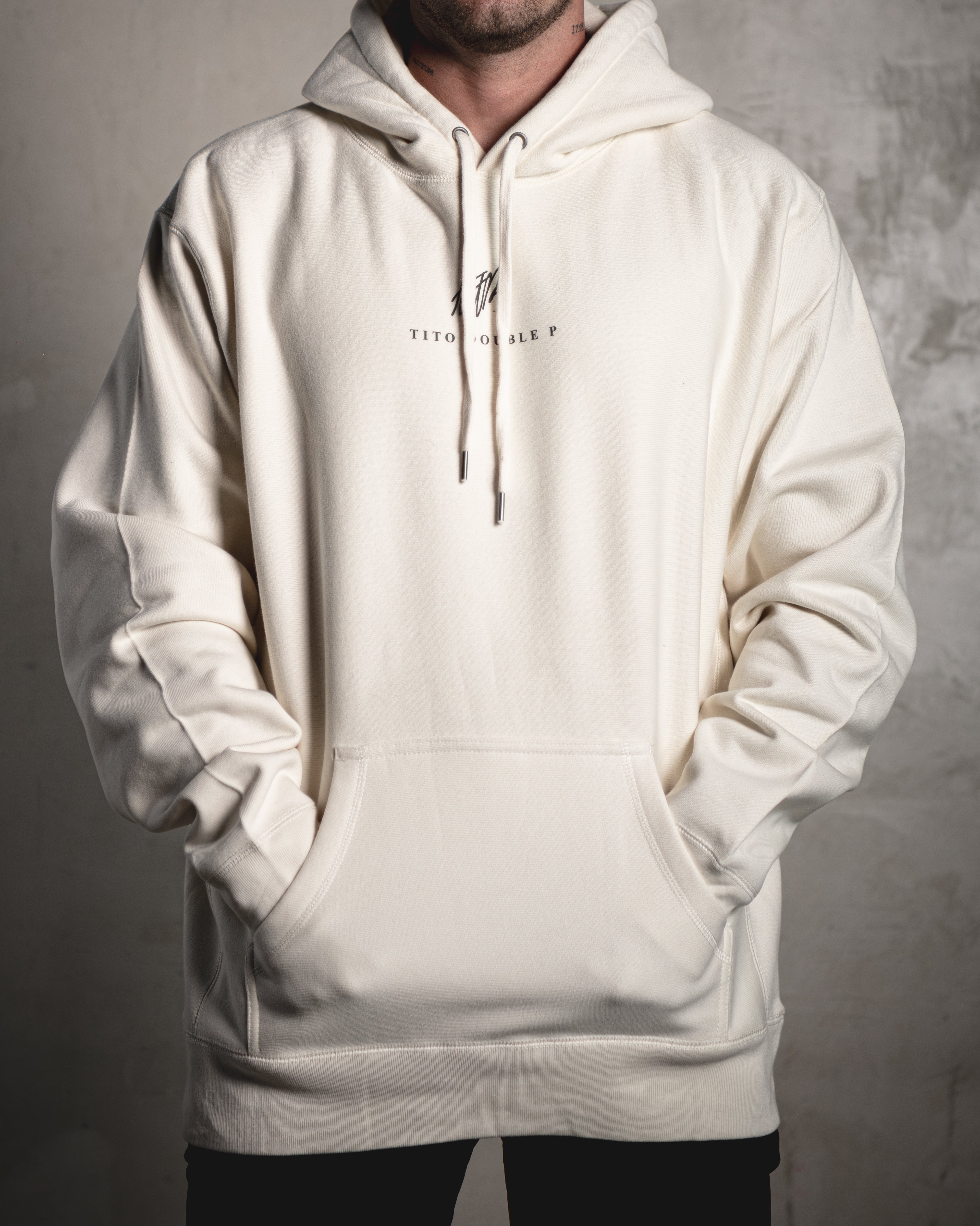 Sudadera con capucha TPP Hueso