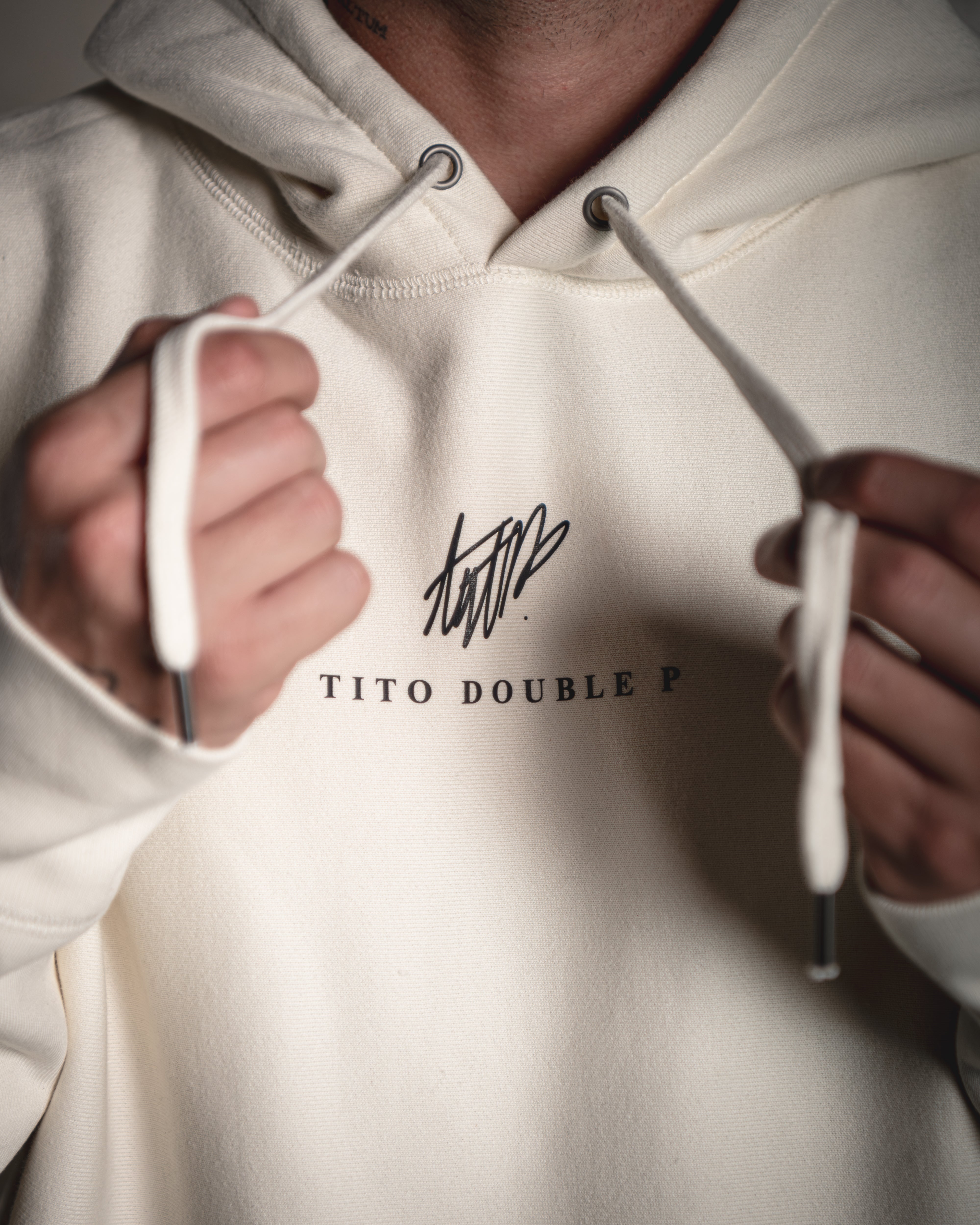 Sudadera con capucha TPP Hueso