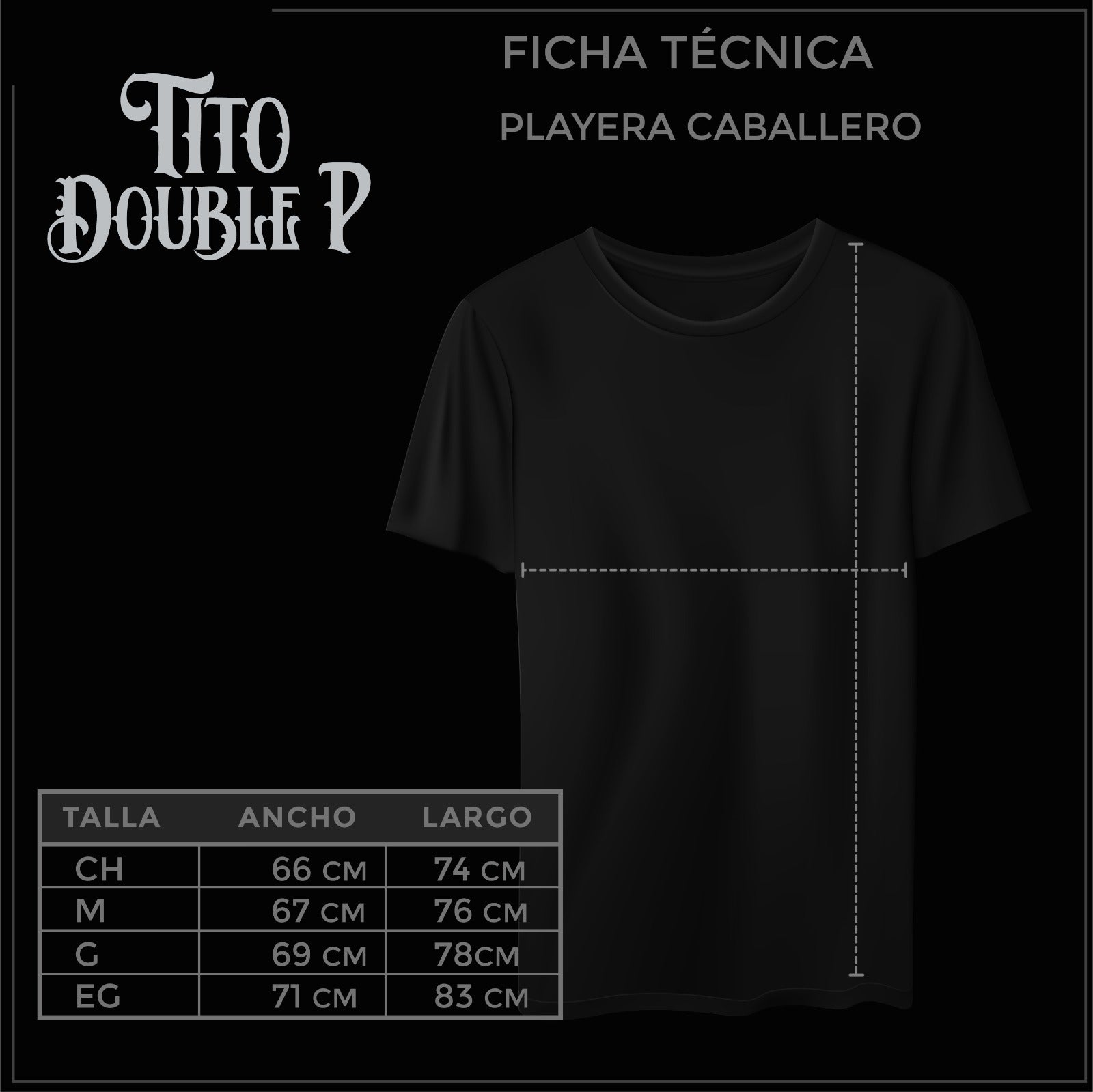 Playera Tito Doble P
